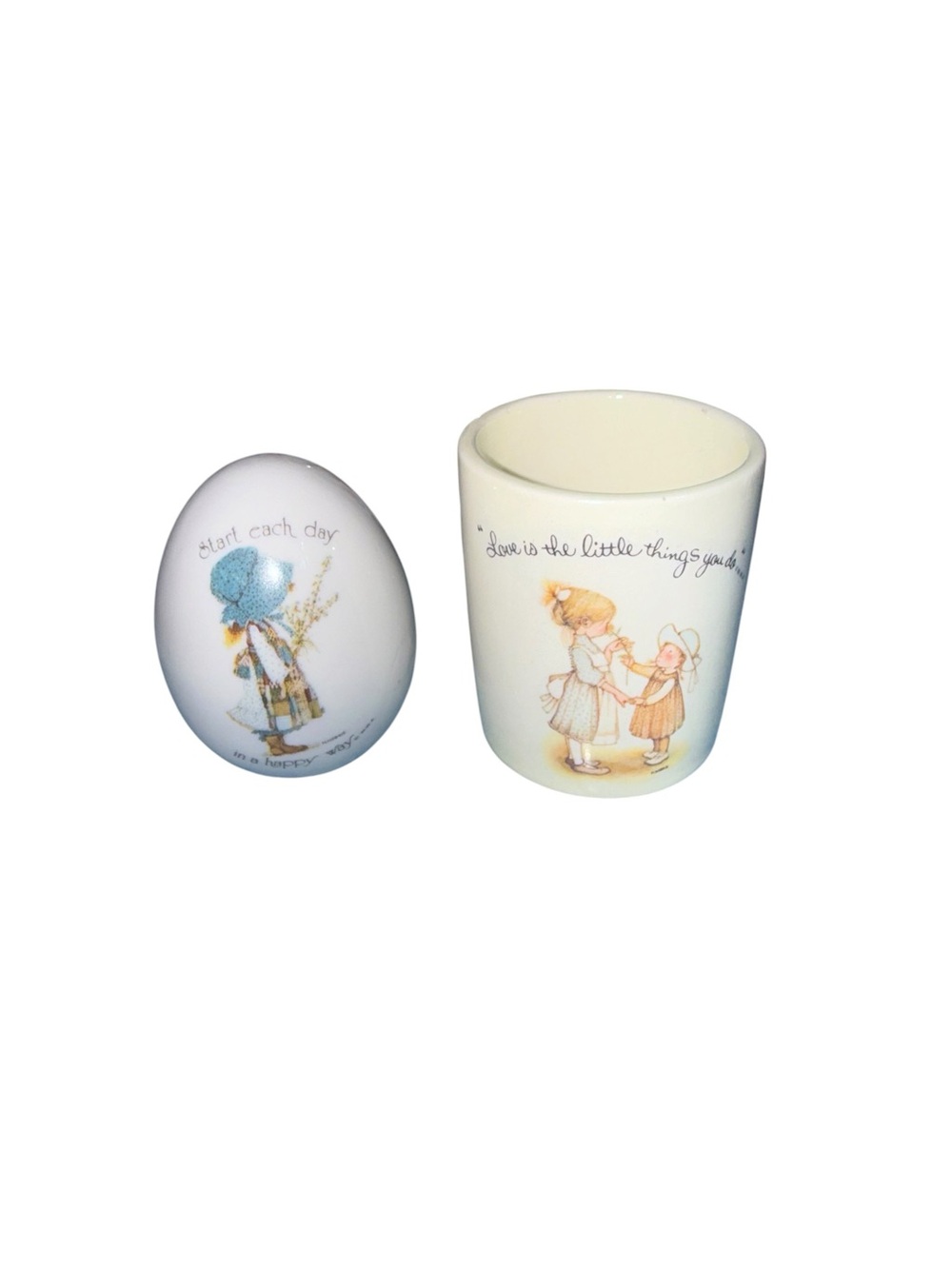 Vintage Holly Hobbie ceramics